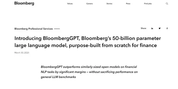 BloombergGPT