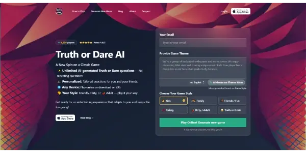 Truth or Dare AI
